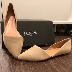 New Suede J.Crew Pointy Flats